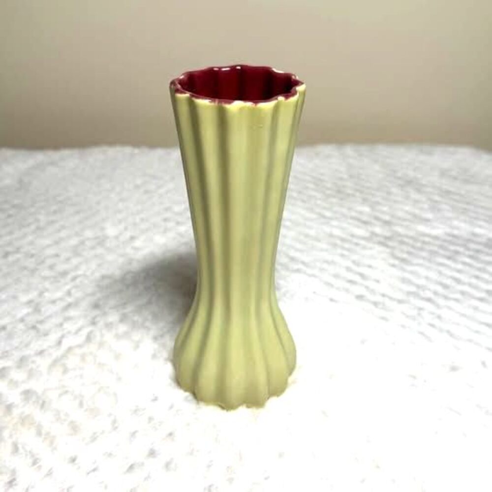 Authentic Vintage Catalina Pottery Saguaro Bud Vase (1940-1942)